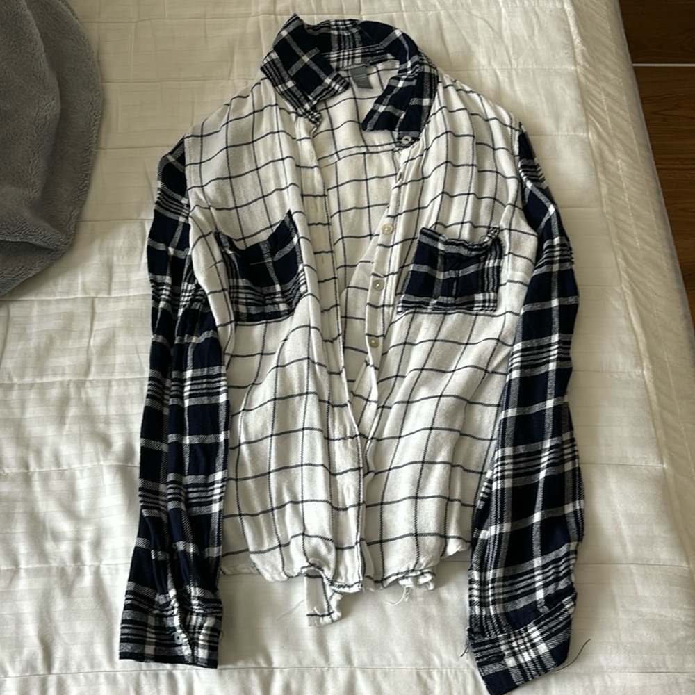 Blue Womens Flannel